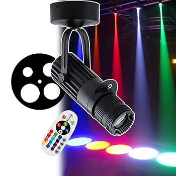 スタジオライト 舞台照明 スポットライト Amazon.co.jp : LEDピンスポットビームスポットライト、カラフル